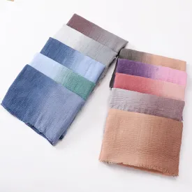 MSL224 gradient color hijab scarf