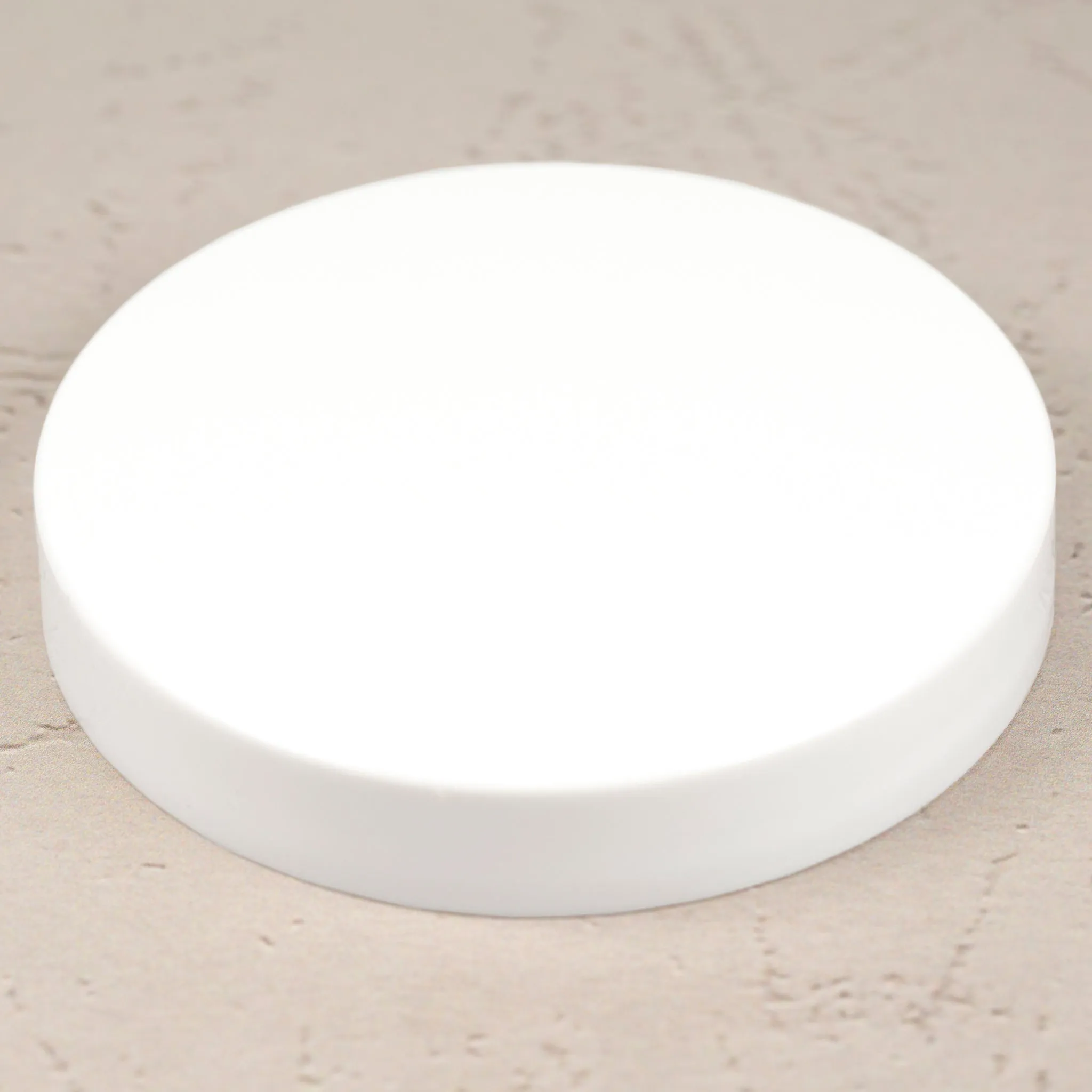 89-400 White Flat Gloss Smooth Cap with PS-22 Liner