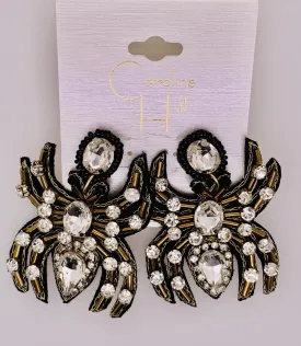 Aragog Embellished Spider Earring