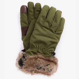 Barbour Mallow Waterproof Gloves in Olive