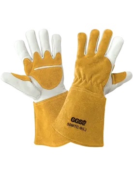 Cowhide Welding Gloves with Fleece Lining - 50MTC