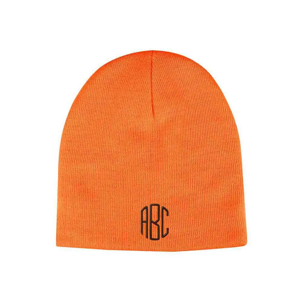 Customized Monogram Neon Acrylic Beanie