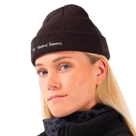 Eivy Shorty Waffle Knit Beanie - Black