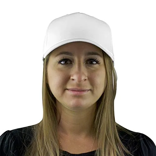 Fan Mask and Hat Combo for Halloween Parties and Sporting Events (White) Maccabi Art