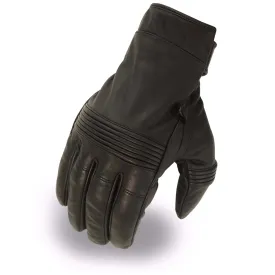 Flat Track Men's Leather Motorcycle Gloves