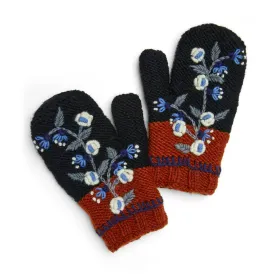 Hand Knitted Wool Mittens