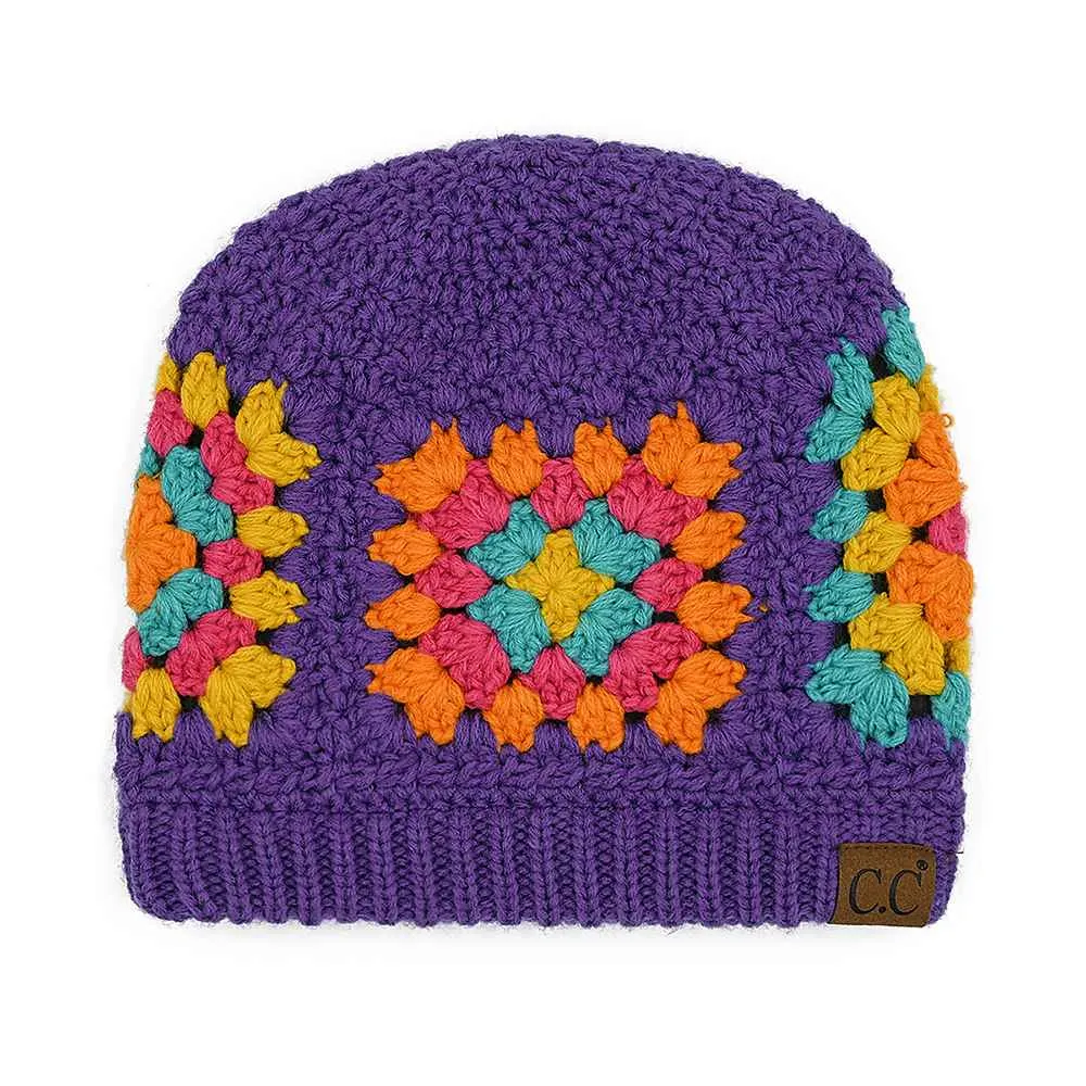 HAT7393 Camila Crochet Beanie