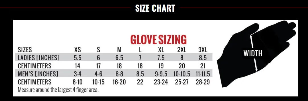 Hot Leathers GVM3005 Sublimated 3/4 Skull Mechanics Glove