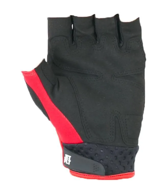 Jetpilot RX Short Finger Race Jetski Gloves - Black/Red