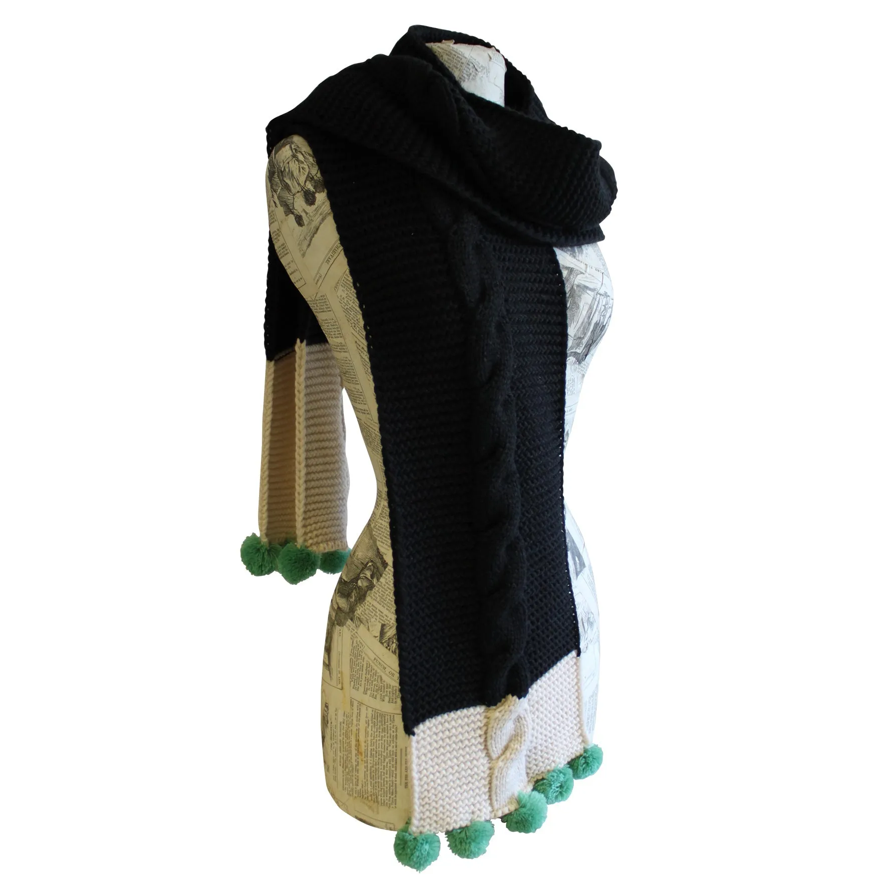 Loop Black Scarf