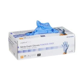 McKesson Confiderm® 3.5C Nitrile Exam Glove, Extra Small, Blue