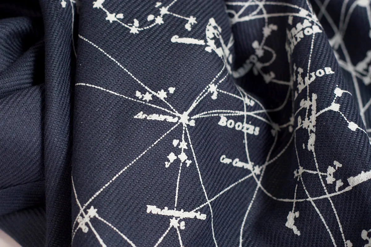 Milky Way Galaxy, star chart pashmina scarf.