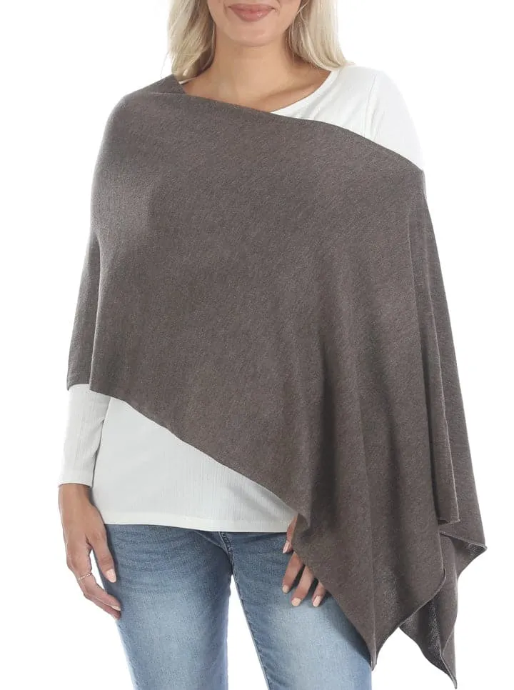 Moozie Mama Luxury Wrap/Poncho Maternity & Nursing Cover in Mocha