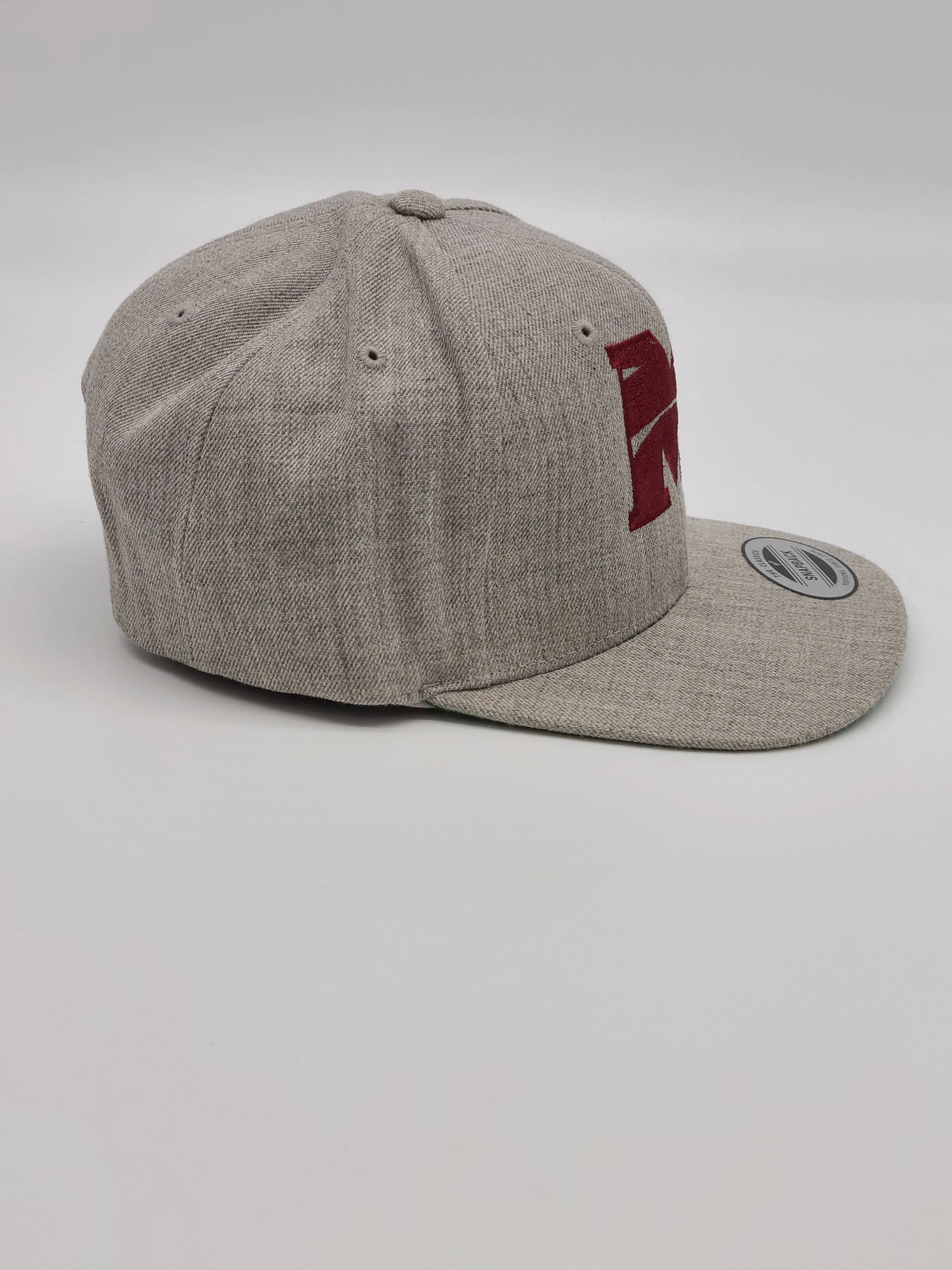 Morehouse 6-Panel Structured Flat Visor Classic Snapback