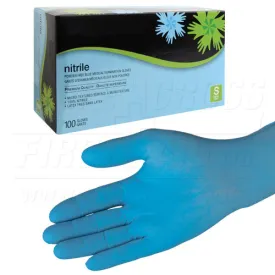 NITRILE MEDICAL EXAMINATION GLOVES - 3.2 MIL SMALL 100/BOX