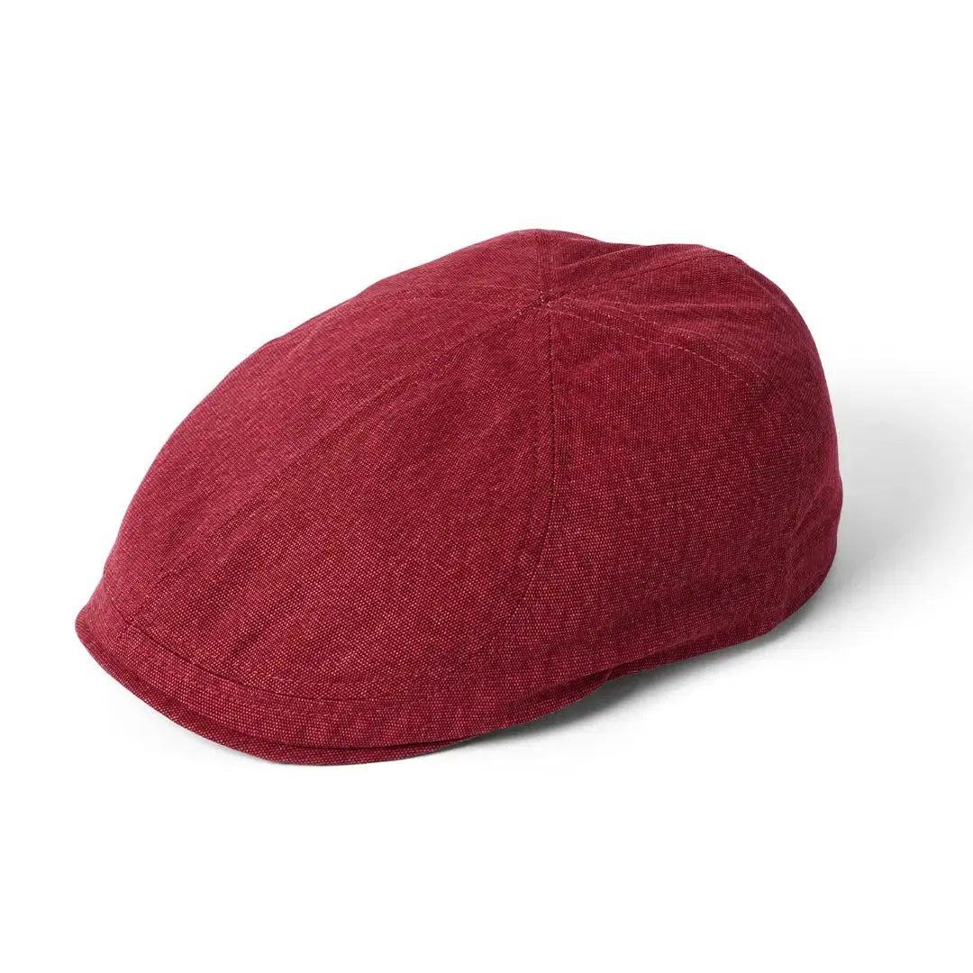 Porto Flat Cap - Red/Green by Failsworth