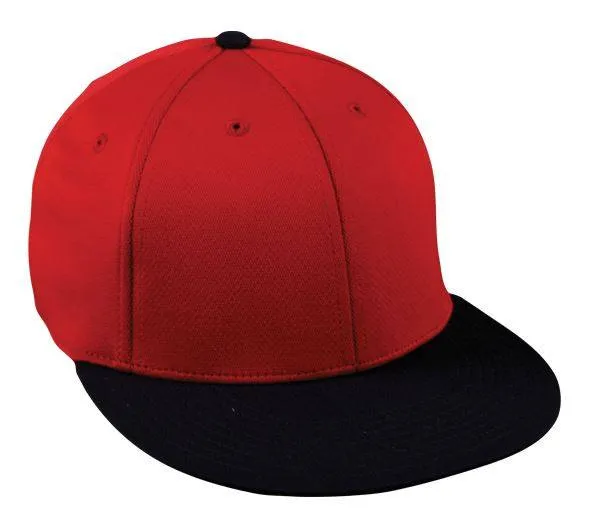 ProFlex Flat Visor Fitted Cap - 2 Tone Colors