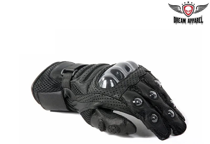 Top Quality Men's Leather Motorcycle Gloves