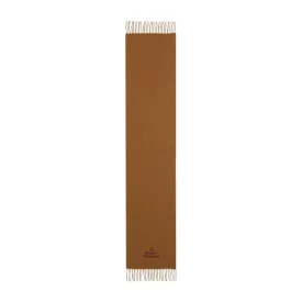 Vivienne Westwood Embroidered Logo Camel Scarf