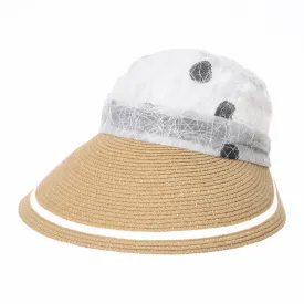 Womens Summer Sun Visor Cap Packable Beach Hat SLH1042