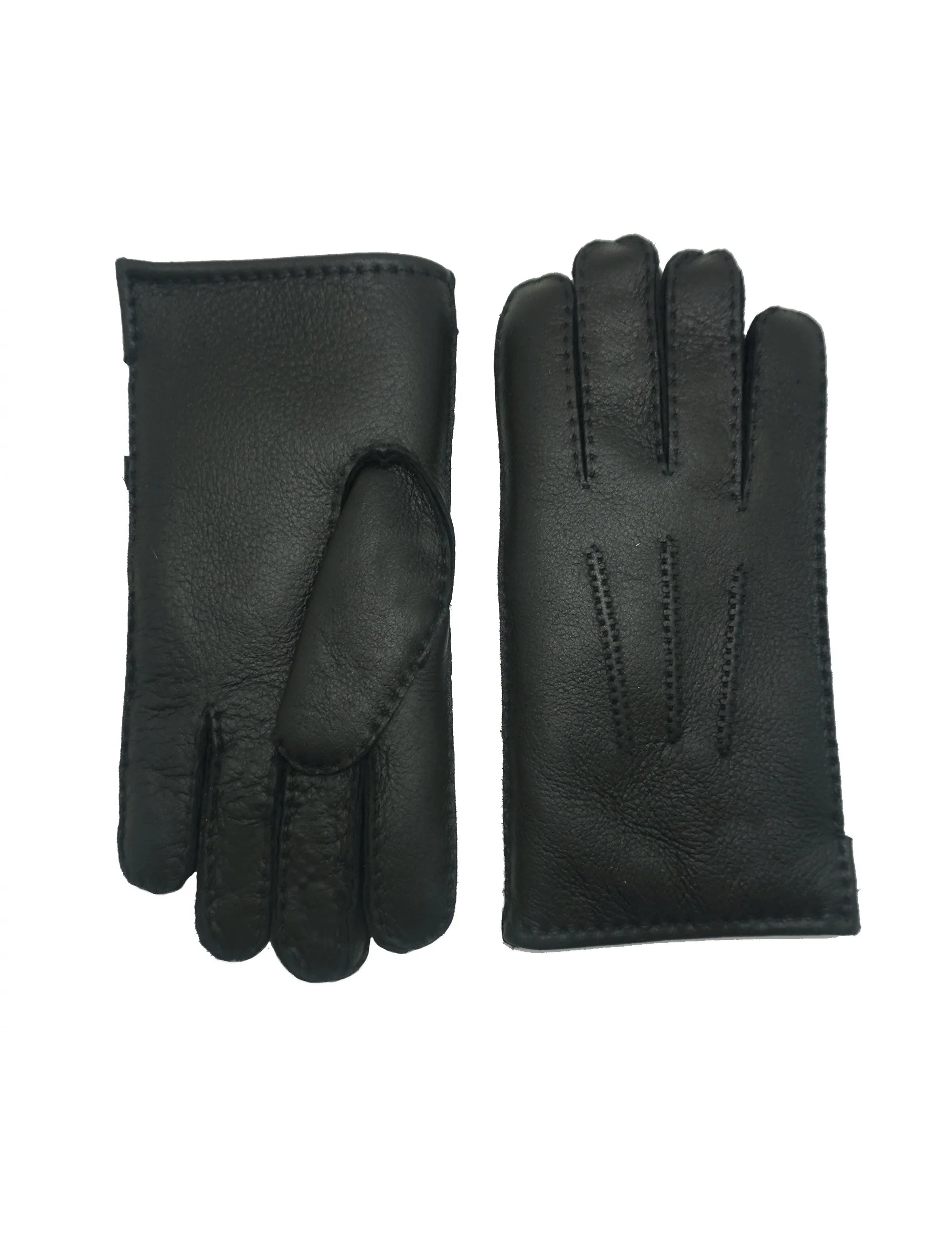 YISEVEN Men's  Lambskin Shearling Leather Gloves