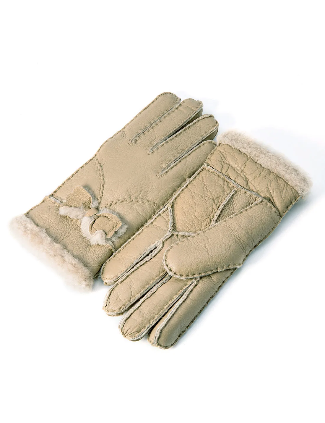 YISEVEN Womens Shealring Sheepskin Leather Gloves